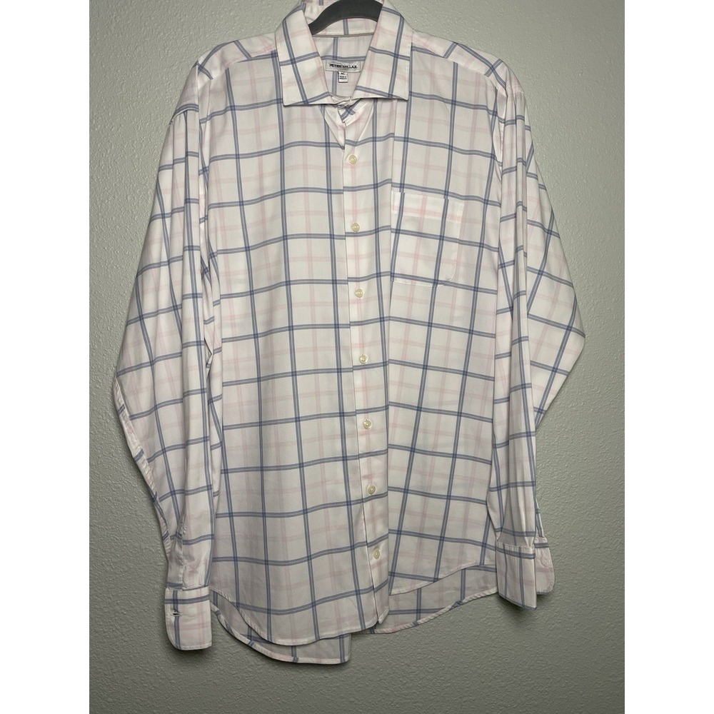 Peter Millar Crown Lite‎ Long Sleeve Button Shirt Men's Size XL MS24W12LTS $160